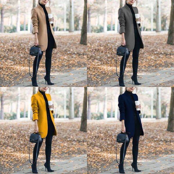 fashion plus size women's autumn and winter new woolen coat pure color collar woolen coat casual women's office lady work coatx102, Black
fashion plus size women's autumn and winter new woolen coat pure color collar woolen coat casual women's office lady work coatx102, Black
