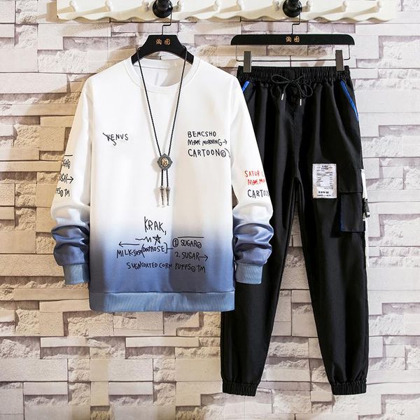 2021 new spring and autumn casual sports suit fashion sweatershirt men's trousers sportsuit sweat suits, Gray
2021 new spring and autumn casual sports suit fashion sweatershirt men's trousers sportsuit sweat suits, Gray