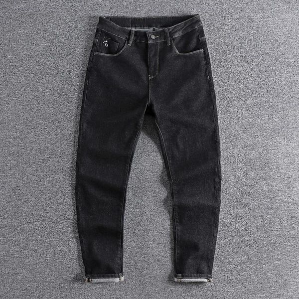 men's jeans 2021 pocket embroidery trendy black autumn and winter thick fleece pants handsome boy wear trouser 0721, Blue
men's jeans 2021 pocket embroidery trendy black autumn and winter thick fleece pants handsome boy wear trouser 0721, Blue