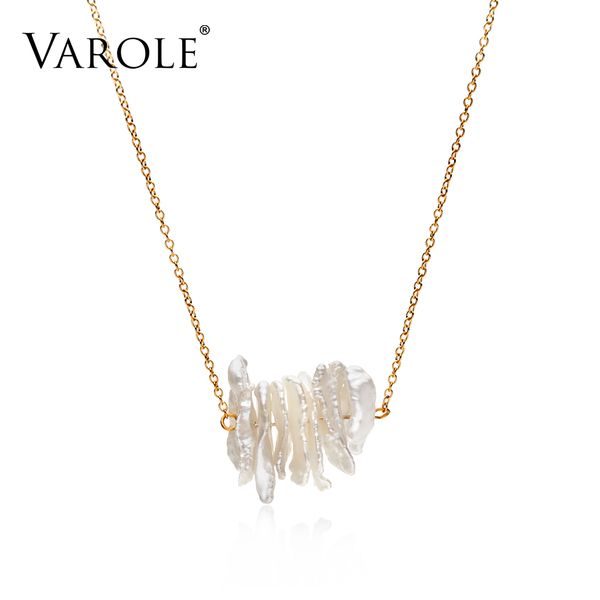 varole summer style irregular freshwater pearl necklace pendant for women gold color necklace jewelry wholesale
varole summer style irregular freshwater pearl necklace pendant for women gold color necklace jewelry wholesale