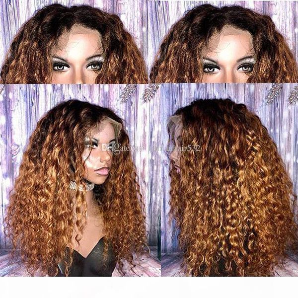 ombre 1b 30# color brazilian human hair full lace wig deep wave two tone lace front wig 180% density, Black;brown
ombre 1b 30# color brazilian human hair full lace wig deep wave two tone lace front wig 180% density, Black;brown