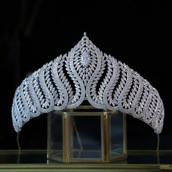 luxury zircon crown zirconia bride tiara bridal headpiece head piece hair jewelry wedding decoration hair accessories princess, Golden;silver
luxury zircon crown zirconia bride tiara bridal headpiece head piece hair jewelry wedding decoration hair accessories princess, Golden;silver