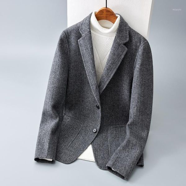 high end double faced wool suit coat men's short fashion casual handsome suit versatile woolen coat1, Black
high end double faced wool suit coat men's short fashion casual handsome suit versatile woolen coat1, Black
