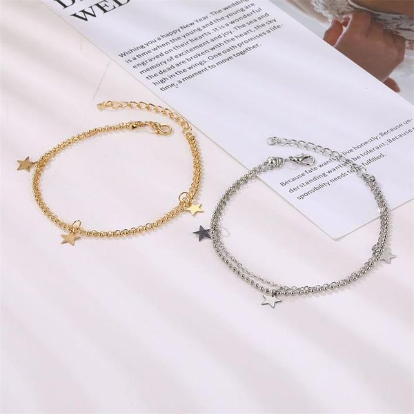 vienkim charm star anklets women's gold color anklet boho 2020 multilayer chain metal anklet foot bracelet on leg beach jewelry h bbyda, Red;blue
vienkim charm star anklets women's gold color anklet boho 2020 multilayer chain metal anklet foot bracelet on leg beach jewelry h bbyda, Red;blue
