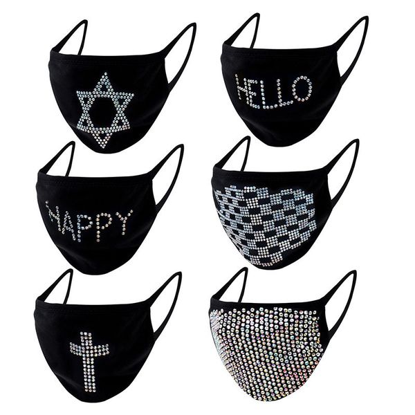 black rhinestone designer face masks women diamond encrusted sequin decorative facemask christmas dust-proof haze mask in stock
black rhinestone designer face masks women diamond encrusted sequin decorative facemask christmas dust-proof haze mask in stock