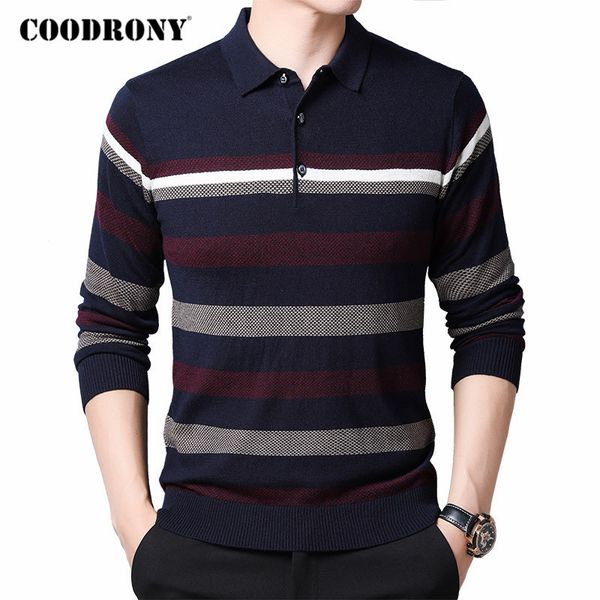 coodrony brand sweater men spring autumn soft wool pullover casual turn-down collar pull homme mens striped knitwear shirt c1058 201026, White;black
coodrony brand sweater men spring autumn soft wool pullover casual turn-down collar pull homme mens striped knitwear shirt c1058 201026, White;black