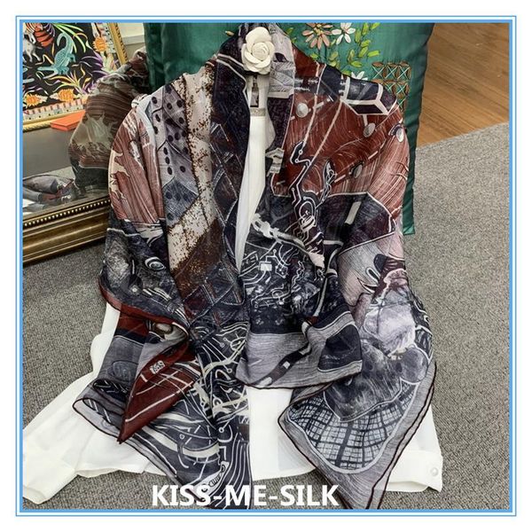 scarves kms blocks toy world mulberry-silk chiffon large square scarf hand-curled dual-use beach silk 135*135cm/40g, Blue;gray
scarves kms blocks toy world mulberry-silk chiffon large square scarf hand-curled dual-use beach silk 135*135cm/40g, Blue;gray