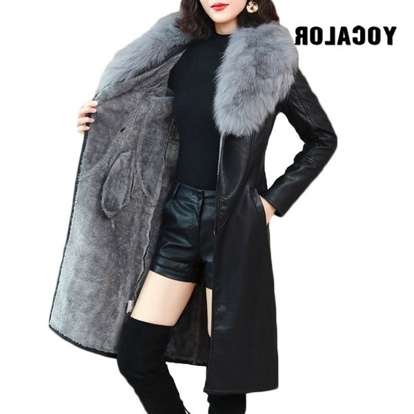 winter faux fur collar leather long loose coats coat female jacket parka women femme rabbit mink sheepskin fashion fox t200506, Black
winter faux fur collar leather long loose coats coat female jacket parka women femme rabbit mink sheepskin fashion fox t200506, Black