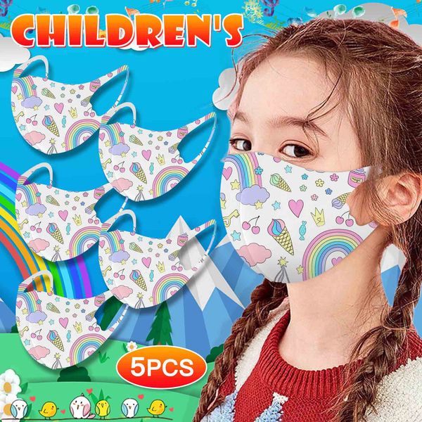 5pcs for kids rainbow washable reuseable ice silk cloth face mask designer children mondkapje salvaorejas mascarillas
5pcs for kids rainbow washable reuseable ice silk cloth face mask designer children mondkapje salvaorejas mascarillas