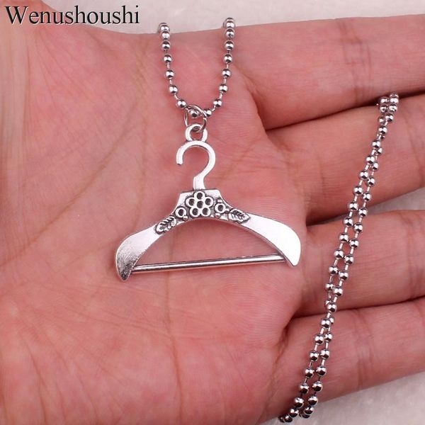 antique silver color clothing hanger necklaces men hiphop vintage necklaces women stainless steel chains di023
antique silver color clothing hanger necklaces men hiphop vintage necklaces women stainless steel chains di023