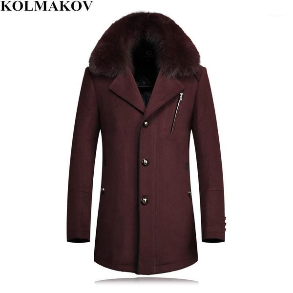 kolmakov new men's woolen coats homme slim winter mens jackets with fur collar mans wool long windbreaker male plus size m-4xl1, Black
kolmakov new men's woolen coats homme slim winter mens jackets with fur collar mans wool long windbreaker male plus size m-4xl1, Black