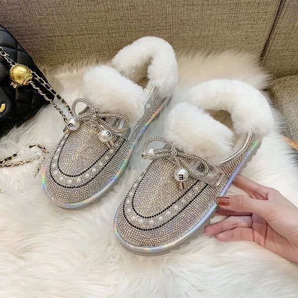 rimocy luxury rhinestones winter ankle boots for women short plush warm flat snow boots woman fashion beading platform shoes #u62g, Black
rimocy luxury rhinestones winter ankle boots for women short plush warm flat snow boots woman fashion beading platform shoes #u62g, Black