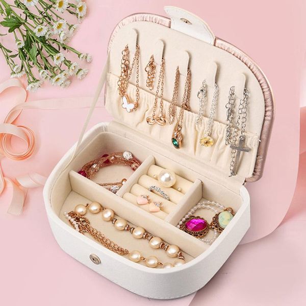jewelry storage box earrings ring necklace case jewel packaging travel cosmetics beauty organizer container box, Pink;blue
jewelry storage box earrings ring necklace case jewel packaging travel cosmetics beauty organizer container box, Pink;blue