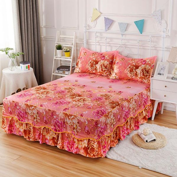 bed skirt colorful flowers ruffled sheet set elegent style lightweight soft 3 piece queen/full size pillowcase
bed skirt colorful flowers ruffled sheet set elegent style lightweight soft 3 piece queen/full size pillowcase
