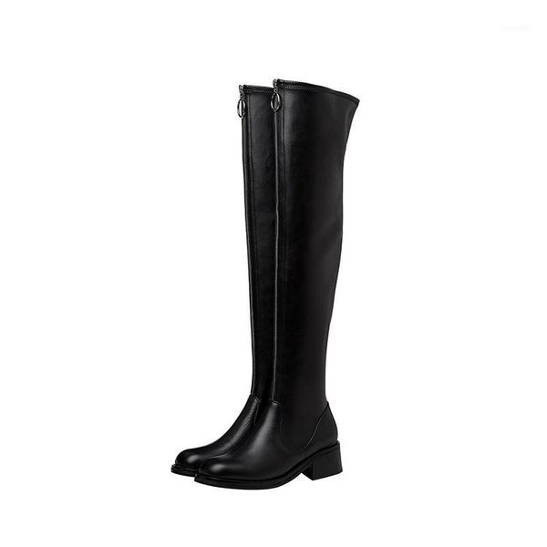 boots prova perfetto 2021 genuine front leather zipper woman shearling tpr motorcycle metal thick heels over-the-knee1, Black
boots prova perfetto 2021 genuine front leather zipper woman shearling tpr motorcycle metal thick heels over-the-knee1, Black