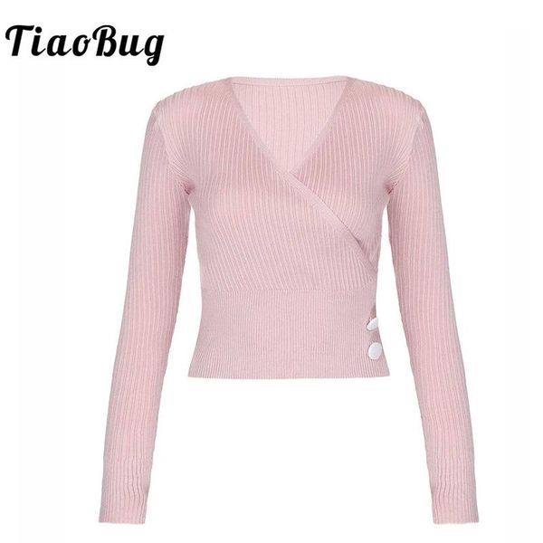 autumn cross v-neck button solid color women sweaters short pullovers ladies slim fit long sleeve ribbed knitted jumpers, White;black
autumn cross v-neck button solid color women sweaters short pullovers ladies slim fit long sleeve ribbed knitted jumpers, White;black