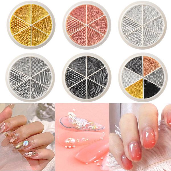 nail art kits 6 grids tiny steel caviar beads 0.8-3mm mixed size 3d design rose gold silver jewelry manicure diy decoration for women
nail art kits 6 grids tiny steel caviar beads 0.8-3mm mixed size 3d design rose gold silver jewelry manicure diy decoration for women