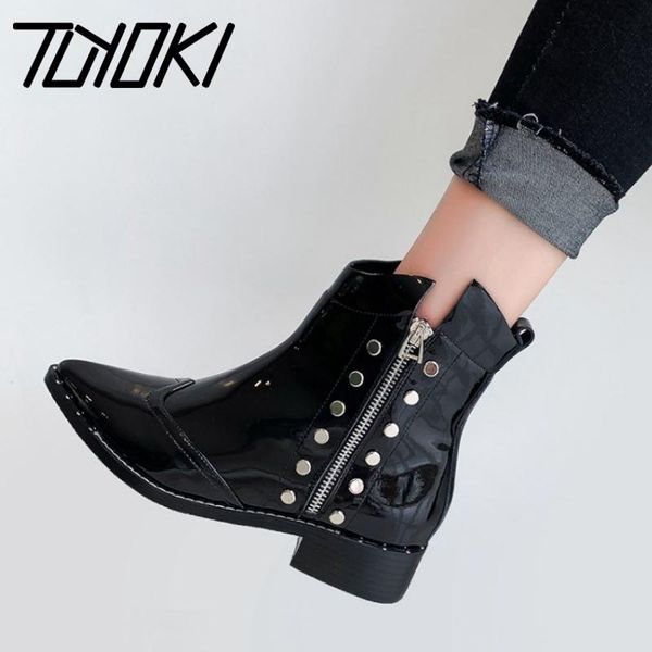 boots tuyoki women pointed toe real leather motorcycle fashion zipper flats daily club botas footwear size 34-42, Black
boots tuyoki women pointed toe real leather motorcycle fashion zipper flats daily club botas footwear size 34-42, Black