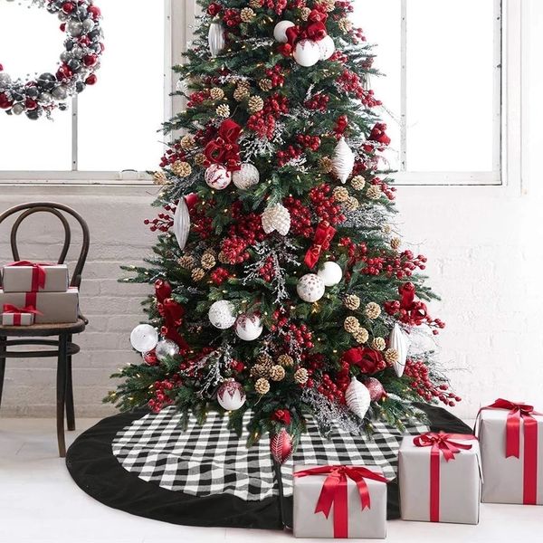 christmas tree skirt xmas round tree skirt black white plaid christmas tree decor carpet santa ornament party decoration supplie wholesale
christmas tree skirt xmas round tree skirt black white plaid christmas tree decor carpet santa ornament party decoration supplie wholesale
