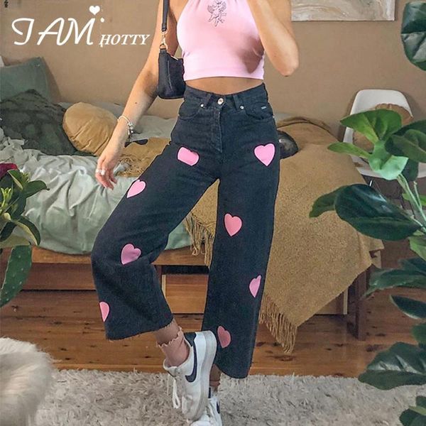 women's jeans heart print y2k wide leg women high waist baggy christmas oversized mom denim streetwear female fashion pants 2021iamty, Blue
women's jeans heart print y2k wide leg women high waist baggy christmas oversized mom denim streetwear female fashion pants 2021iamty, Blue