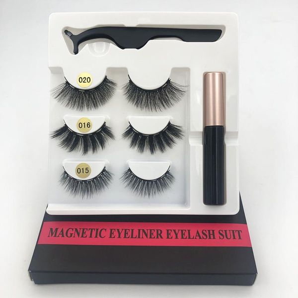 false eyelashes 3 pairs of magnetic eyelashes, waterproof eyeliner and tweezers, makeup eyelash set gift
false eyelashes 3 pairs of magnetic eyelashes, waterproof eyeliner and tweezers, makeup eyelash set gift