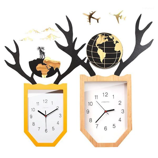 wall clocks wood home decor creative deer living room silent clock ins art light watch mechanism klok sc0571
wall clocks wood home decor creative deer living room silent clock ins art light watch mechanism klok sc0571