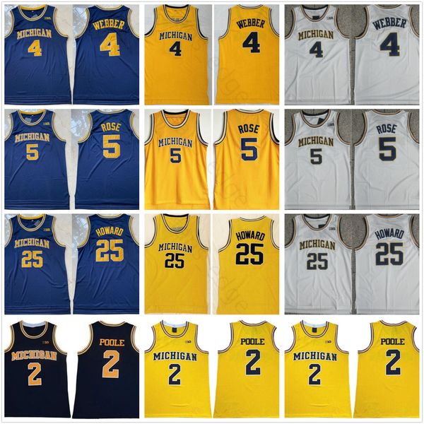 ncaa michigan wolverines college 2 poole basketball jerseys 5 jalen rose 4 chris webber 25 juwan howard vintage yellow blue white stitched s, Black
ncaa michigan wolverines college 2 poole basketball jerseys 5 jalen rose 4 chris webber 25 juwan howard vintage yellow blue white stitched s, Black
