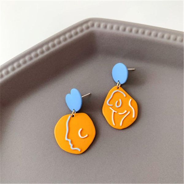 stud han guodong door earrings female asymmetric contrast color abstract lines earring contracted temperament joker col, Golden;silver
stud han guodong door earrings female asymmetric contrast color abstract lines earring contracted temperament joker col, Golden;silver