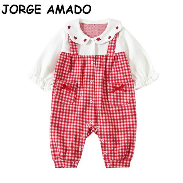 autumn new style baby girl red paid straps long sleeve romper overalls cotton jumpsuit 0-2y e9706 201027, Blue
autumn new style baby girl red paid straps long sleeve romper overalls cotton jumpsuit 0-2y e9706 201027, Blue