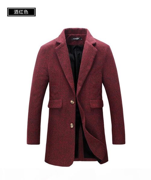 2016 autumn new men's windbreaker jacket long section of men's business casual slim lapel solid color men's large size coat t, Tan;black
2016 autumn new men's windbreaker jacket long section of men's business casual slim lapel solid color men's large size coat t, Tan;black