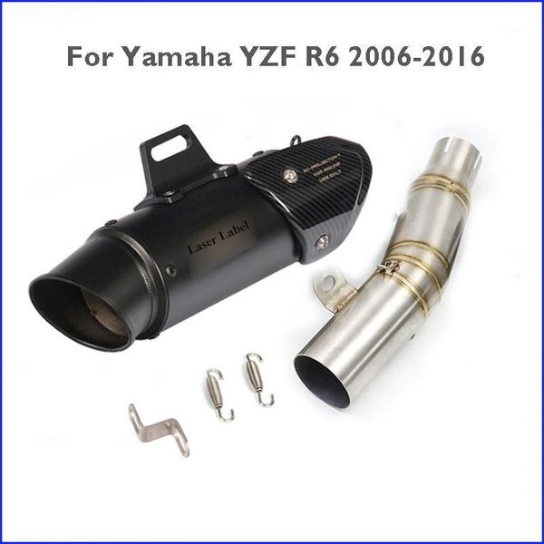 motorcycle exhaust pipe tip escape muffler middle mid link tube connection for yzf r6 yzf-r6 2006-20161
motorcycle exhaust pipe tip escape muffler middle mid link tube connection for yzf r6 yzf-r6 2006-20161