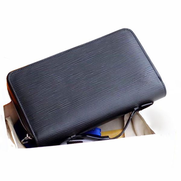 classic style zipper luxurys clutch bag designers men women real leather business long wallet clutch bags mens purses with box 23x15x 4cm
classic style zipper luxurys clutch bag designers men women real leather business long wallet clutch bags mens purses with box 23x15x 4cm
