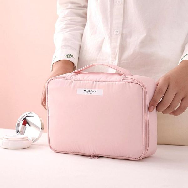 1 pc waterproof makeup bag cloth solid color toiletry travel portable box women cosmetic storage makeup case s/l dropship new
1 pc waterproof makeup bag cloth solid color toiletry travel portable box women cosmetic storage makeup case s/l dropship new