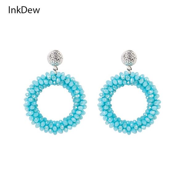 серьги с круглым формой inkdew для женщин граненые бусины handmade crystal серьги большое длинное подарочное вечеринка boho, Silver
серьги с круглым формой inkdew для женщин граненые бусины handmade crystal серьги большое длинное подарочное вечеринка boho, Silver