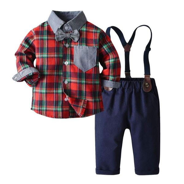 kids plaid patch overalls suit toddler dress suit baby boys gentleman clothes sets bow ties shirts + suspenders ropa baby niño, White
kids plaid patch overalls suit toddler dress suit baby boys gentleman clothes sets bow ties shirts + suspenders ropa baby niño, White