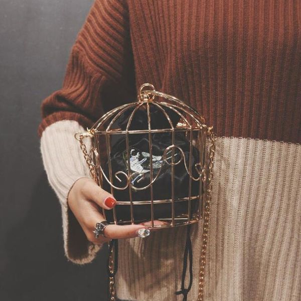 evening bags fashion women's birdcage bag clutch metal frame embroidery bucket bird cage mini purse women gold tassel handbag
evening bags fashion women's birdcage bag clutch metal frame embroidery bucket bird cage mini purse women gold tassel handbag