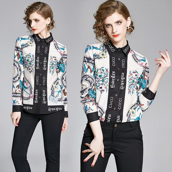 весна летнее осень взлетно-посадочная полоса винтажные буквы печать воротник с длинным рукавом повернуть шею женщины женщины вечеринка ol по, White
весна летнее осень взлетно-посадочная полоса винтажные буквы печать воротник с длинным рукавом повернуть шею женщины женщины вечеринка ol по, White