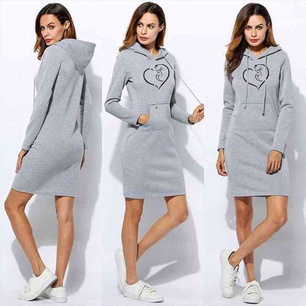 women hoody dress long sleeve pullover hoodies love cat pattern sweatshirt casual hooded basic sportswear lady streetwear, Black;gray
women hoody dress long sleeve pullover hoodies love cat pattern sweatshirt casual hooded basic sportswear lady streetwear, Black;gray