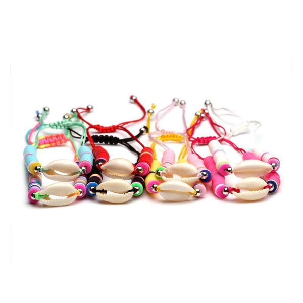 boho multicolor 6mm rainbow polymer clay discs beads cowrie seashell adjustable heishi bracelet women men new fashion jewelry, Black
boho multicolor 6mm rainbow polymer clay discs beads cowrie seashell adjustable heishi bracelet women men new fashion jewelry, Black