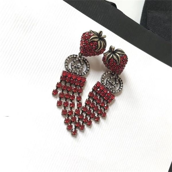 87% off wholesale shop double earrings sterling silver red diamond tassel peach heart strawberry simple earrings, Golden
87% off wholesale shop double earrings sterling silver red diamond tassel peach heart strawberry simple earrings, Golden