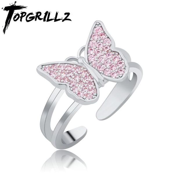 cluster rings rillz butterfly ring pink zircon opening copper inlaid for women fashion jewelry gift, Golden;silver
cluster rings rillz butterfly ring pink zircon opening copper inlaid for women fashion jewelry gift, Golden;silver