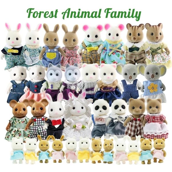 forest family dolls set miniature pretend play toy simulation rabbit koala bear dolls limited collection girl's dropshipping q1217
forest family dolls set miniature pretend play toy simulation rabbit koala bear dolls limited collection girl's dropshipping q1217
