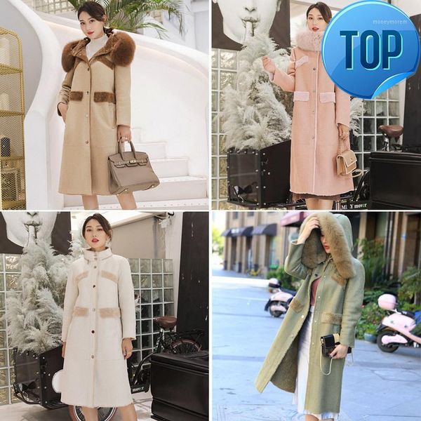 fur real coat winter jacket women real fur collar natural wool coat female warm long jackets manteau femme fy-16 s1, Black
fur real coat winter jacket women real fur collar natural wool coat female warm long jackets manteau femme fy-16 s1, Black