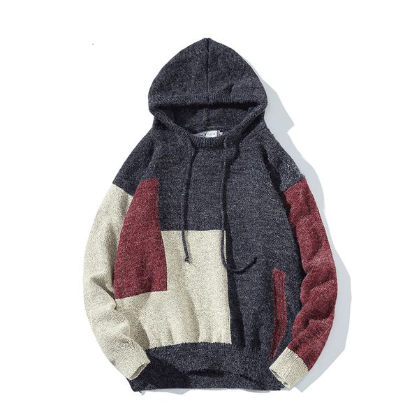 2019 nieuwe herfst western straat stijlvolle truien mannen kleur patchwork capuchon truien kintted casual mode mannelijke bovenkleding, Black
2019 nieuwe herfst western straat stijlvolle truien mannen kleur patchwork capuchon truien kintted casual mode mannelijke bovenkleding, Black