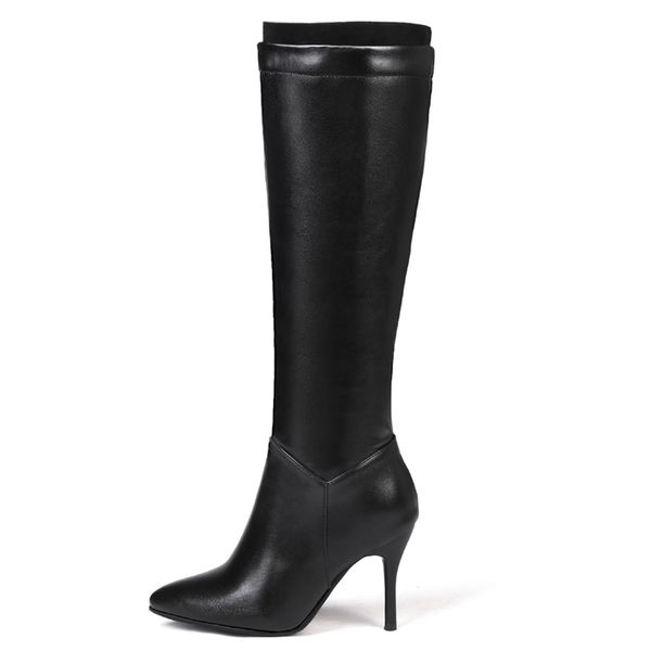 cdpundari knee women winter shoes ladies high heels boots botas altas mujer sobre rodilla y200115, Black
cdpundari knee women winter shoes ladies high heels boots botas altas mujer sobre rodilla y200115, Black