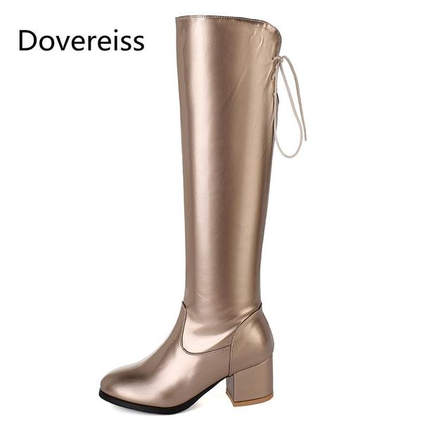 boots winter for woman fashion consice gold silver round toe block heels chunky knee high 34-45, Black
boots winter for woman fashion consice gold silver round toe block heels chunky knee high 34-45, Black