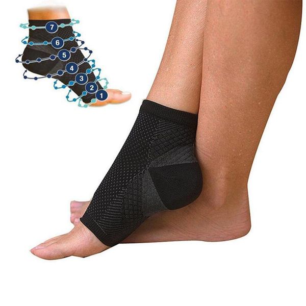 1 pair foot angel anti fatigue outerdoor men socks compression breatheable foot sleeve support sports socks men brace sock, Black
1 pair foot angel anti fatigue outerdoor men socks compression breatheable foot sleeve support sports socks men brace sock, Black