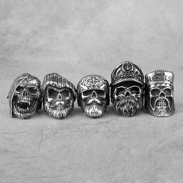 punk cool hat большой хлеб череп бесстрашный нержавеющая сталь мужские кольца хип-хоп для парня велосипеда ювелирные изделия креативность по, Bronze;silver
punk cool hat большой хлеб череп бесстрашный нержавеющая сталь мужские кольца хип-хоп для парня велосипеда ювелирные изделия креативность по, Bronze;silver