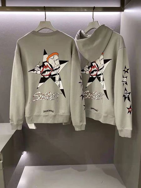 ch crosin early spring new red lip graffiti cartoon print pullover round neck loose hooded sweater men's and women's fashion, White
ch crosin early spring new red lip graffiti cartoon print pullover round neck loose hooded sweater men's and women's fashion, White