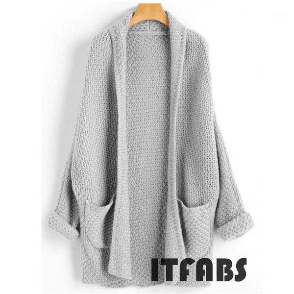 trendy women clothes solid pocket turn-down collar cotton long sleeve casual cardigan knitwear coat one pieces1, Black;brown
trendy women clothes solid pocket turn-down collar cotton long sleeve casual cardigan knitwear coat one pieces1, Black;brown